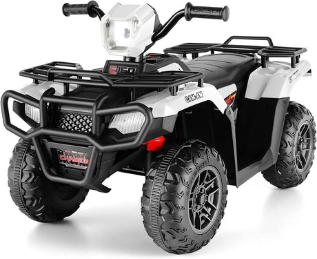 12V Electric Vehicle with High/Low Speed Treaded Tires and LED Lights