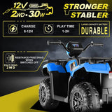 Electric 4-Wheeler ATV Quad for Kids with LED Lights, USB and MP3 Player - Suitable for Girls and Boys Aged 2-5 Years