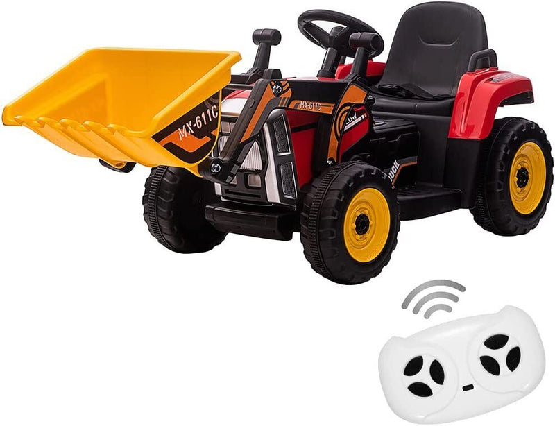 12V Excavator Ride-On Car with Remote Control and EVA Tires for Toddlers