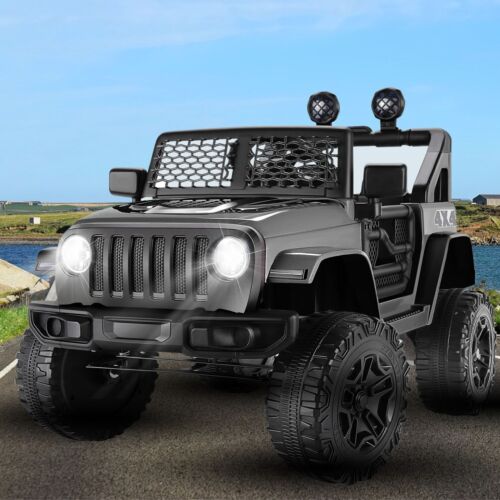 12V Jeep Car with Remote Control, MP3, LED Lights, and AUX/USB - The Perfect Electric Ride On for Kids!