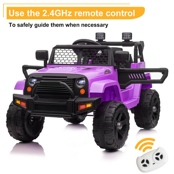 12V Jeep Ride On Car for Kids with Remote Control - Perfect Gift!