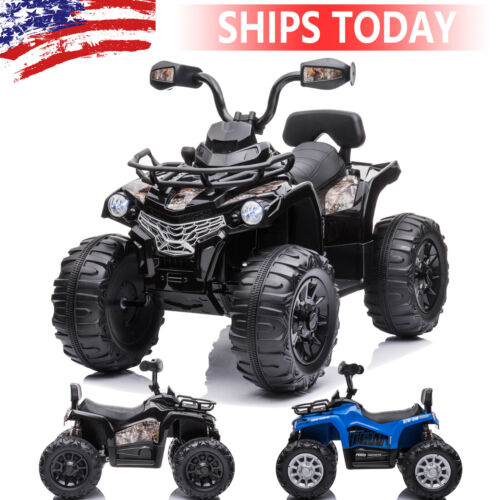 12V Kids Electric ATV Quad Car Toy for Toddlers - Battery Powered 4-Wheeler