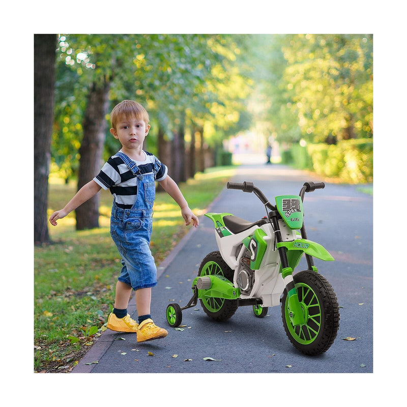 12V Kids Electric Dirt Bike Ride-On Toy by Aosom - Battery-Powered Off-Road Fun!