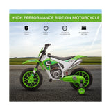 12V Kids Electric Dirt Bike Ride-On Toy by Aosom - Battery-Powered Off-Road Fun!