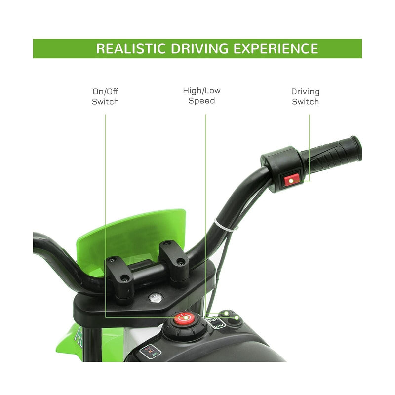 12V Kids Electric Dirt Bike Ride-On Toy by Aosom - Battery-Powered Off-Road Fun!