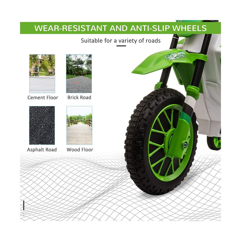 12V Kids Electric Dirt Bike Ride-On Toy by Aosom - Battery-Powered Off-Road Fun!