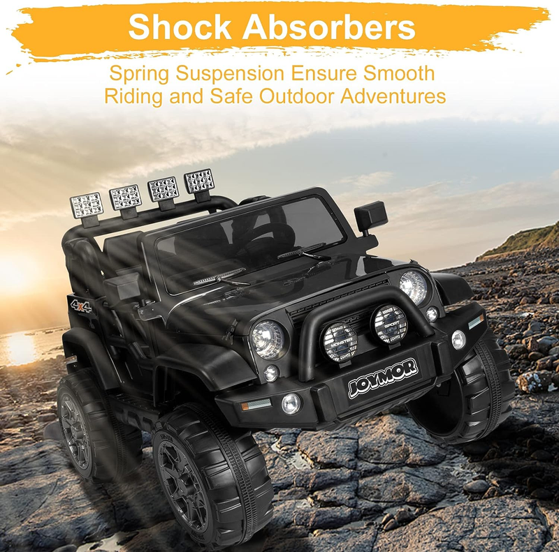 12V Kids Electric Ride-On Truck with Remote Control and Lights