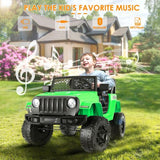 12V Kids Ride-On Car with MP3, Bluetooth, and Parental Remote Control