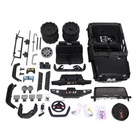 12V Kids Ride On Car with Music, Remote Control, and 3 Speed Options - Perfect Gift for Children