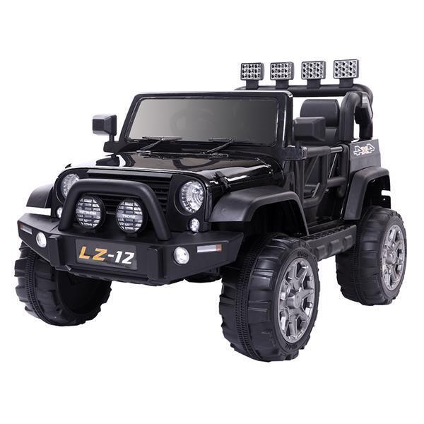 12V Kids Ride On Car with Remote Control - Rechargeable Battery, 4 mph Speed, Black