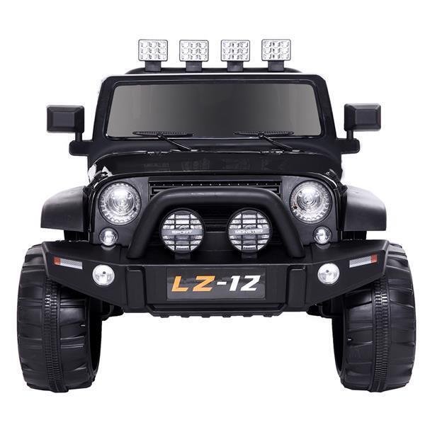 12V Kids Ride On Car with Remote Control - Rechargeable Battery, 4 mph Speed, Black