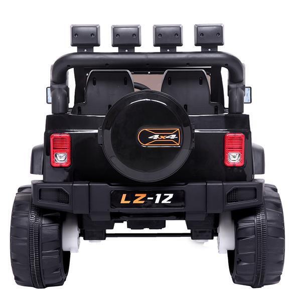 12V Kids Ride On Car with Remote Control - Rechargeable Battery, 4 mph Speed, Black