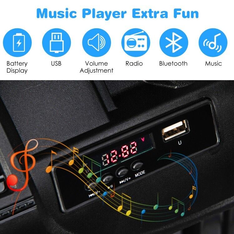 12V Kids Ride-on Jeep Car with Remote Control - Perfect Gift for Toddlers