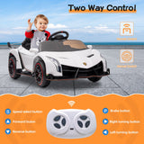 Electric Lamborghini Ride-On Car for Kids with Remote Control and LED Lights