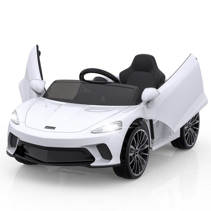 12V Kids Ride-On Sports Car with Hydraulic Doors and Seat Belt