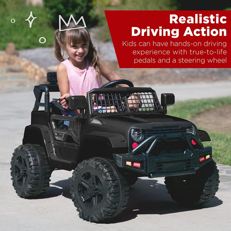 12V Kids Ride On Truck Car with Parent Remote Control - Experience the Thrill of Spring!