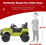 12V Kids Ride On Truck Car with Parent Remote Control - The Perfect Choice for Fun and Adventure!