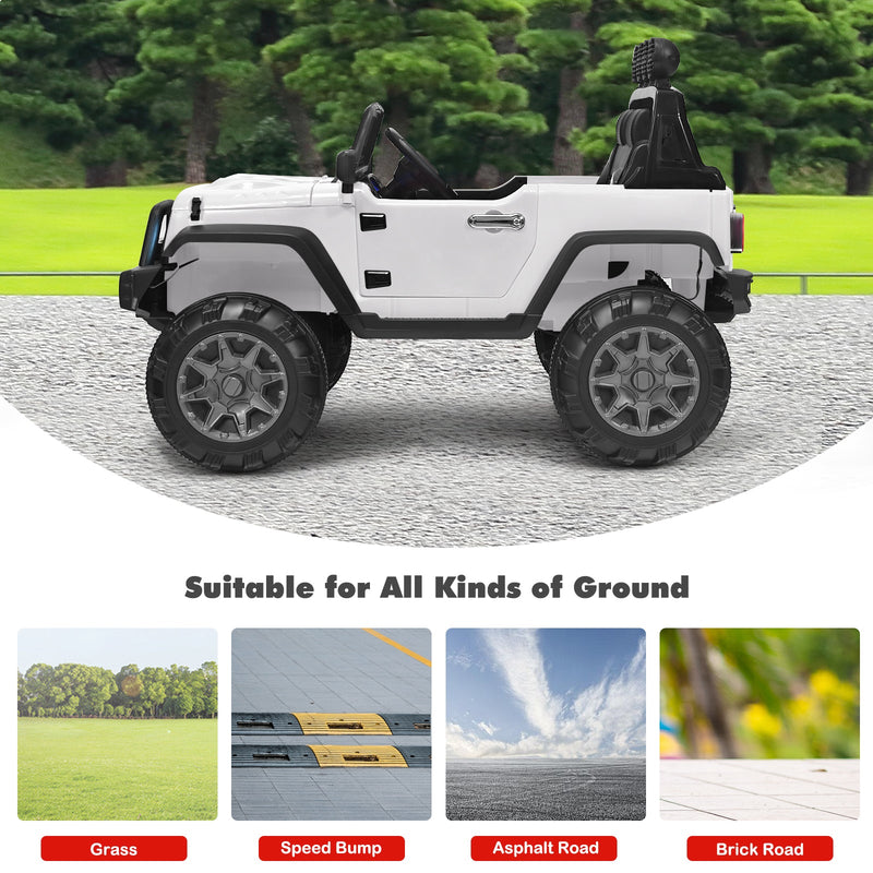 12V Kids Ride on Truck with 2.4GHz Remote Control - Electric Vehicle for Children