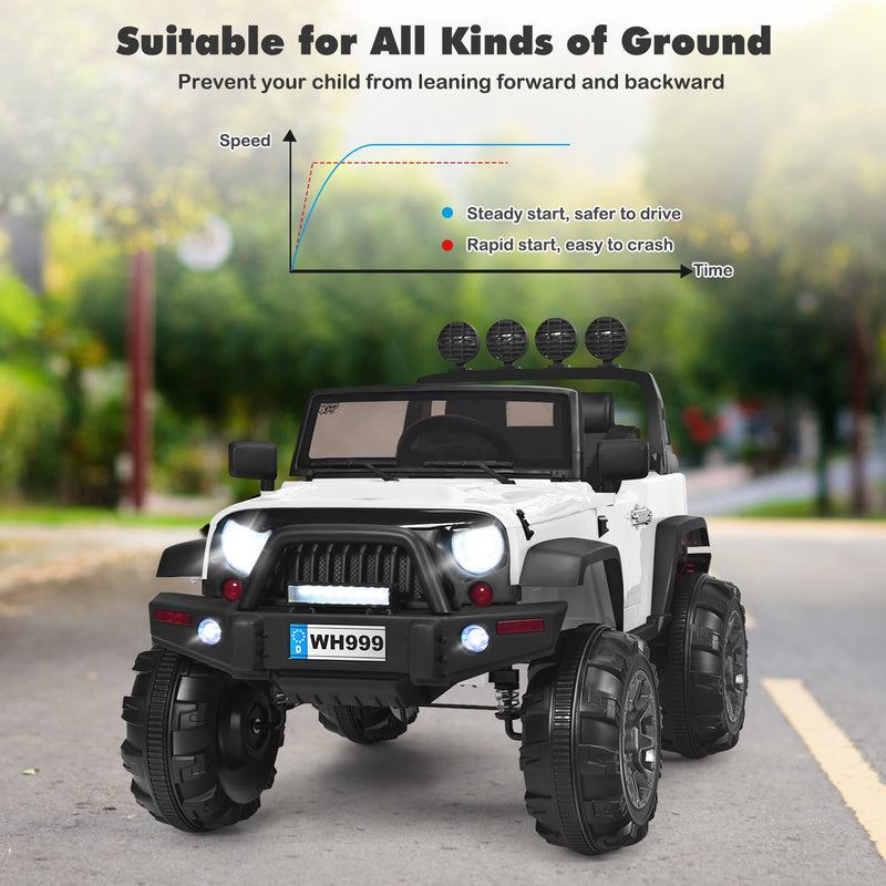 12V Kids Ride on Truck with 2.4GHz Remote Control - Electric Vehicle for Children