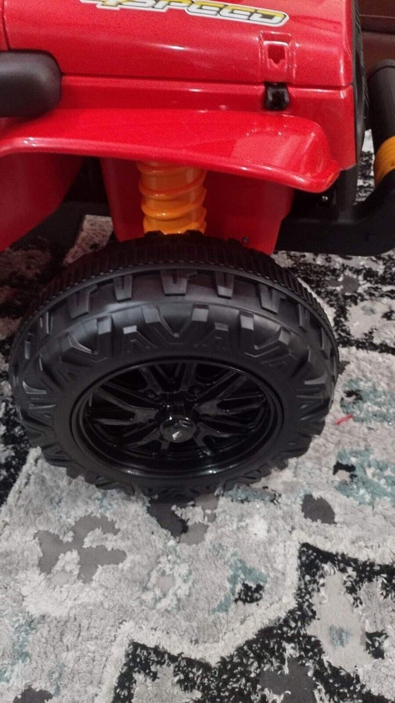 12V Kids Ride-on Truck with Parental Remote Control & LED Lights