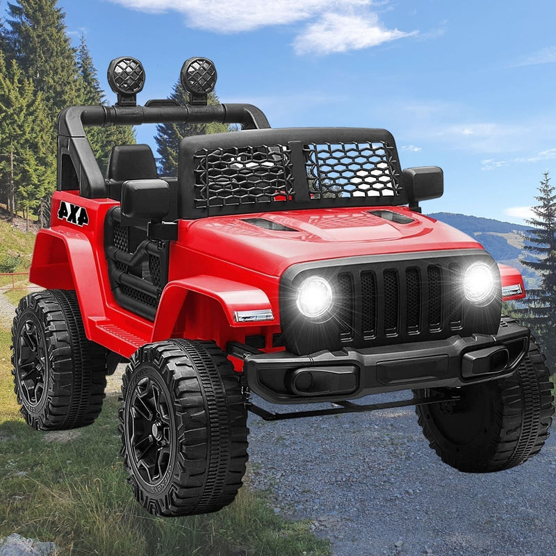 12V Kids Ride On Truck with Remote Control, Music, and Lights - Electric Vehicle for Two