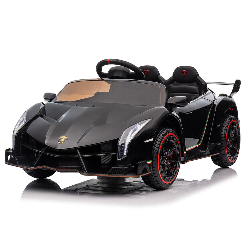 12V Lamborghini Poison Small Dual Drive Sports Car with Remote Control - 4.5AH Battery