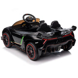 12V Lamborghini Poison Small Dual Drive Sports Car with Remote Control - 4.5AH Battery