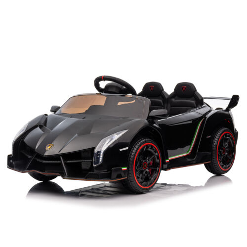 12V Lamborghini Poison Sports Car with Remote Control - Dual Drive and 4.5AH Battery