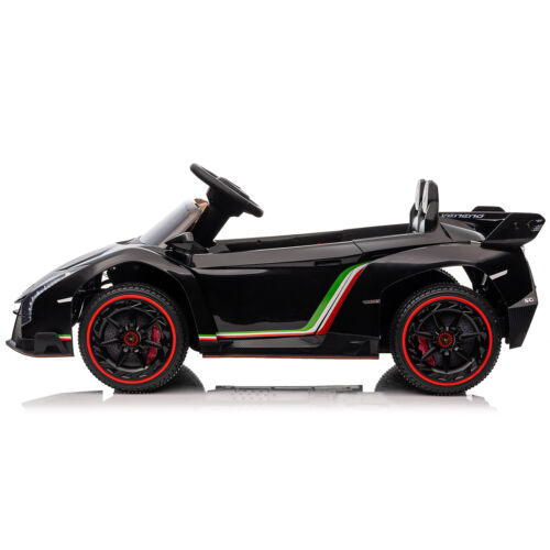 12V Lamborghini Poison Sports Car with Remote Control - Dual Drive and 4.5AH Battery