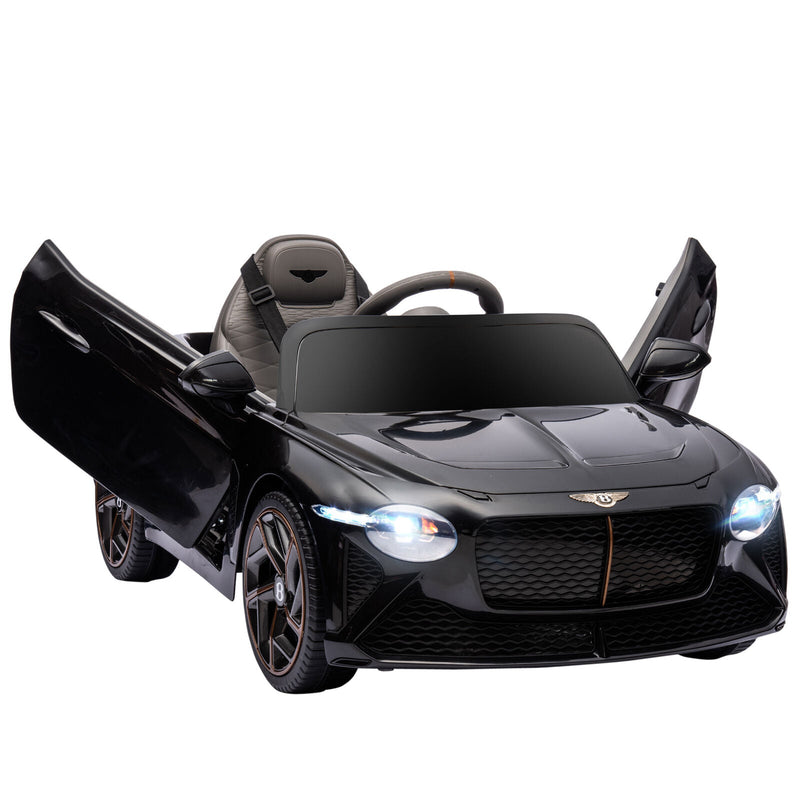 12V Licensed Bentley Bacalar Kids Ride on Car with Butterfly Doors in Black