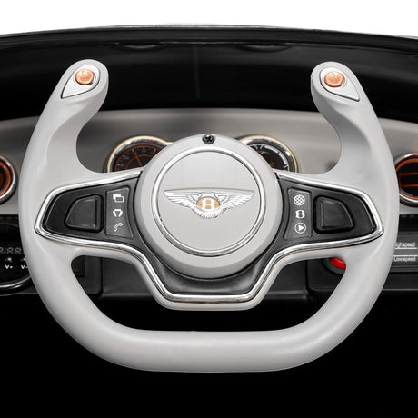 Electric Kids Ride On Car with 2 Speeds and Remote Control - Bentley Style Motorized Vehicle