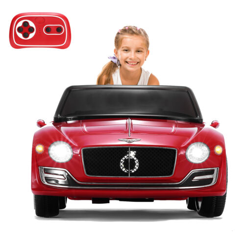12V Licensed Bentley Style Kids Ride On Electric Car with LED Remote Control