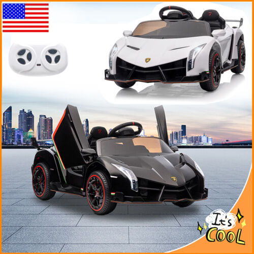 12V Licensed Lamborghini 2-Seater Ride On Car for Kids - Electric Vehicle Toy Gift
