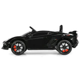 12V Licensed Lamborghini Aventador Electric Ride-On Car for Kids - Black