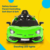 12V Licensed Lamborghini Aventador SVJ Electric Ride-On Car for Kids