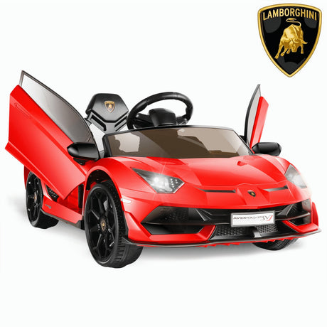 12V Licensed Lamborghini Electric Ride-On Sports Car for Kids with 7AH Battery