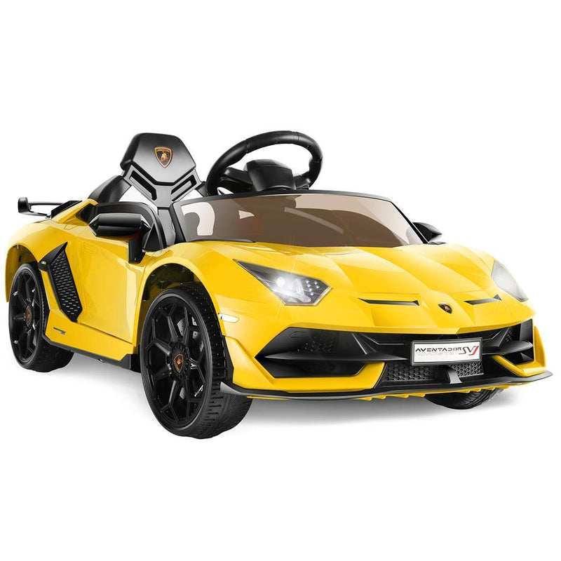 12V Licensed Lamborghini Electric Ride-On Toy with Remote Control for Kids