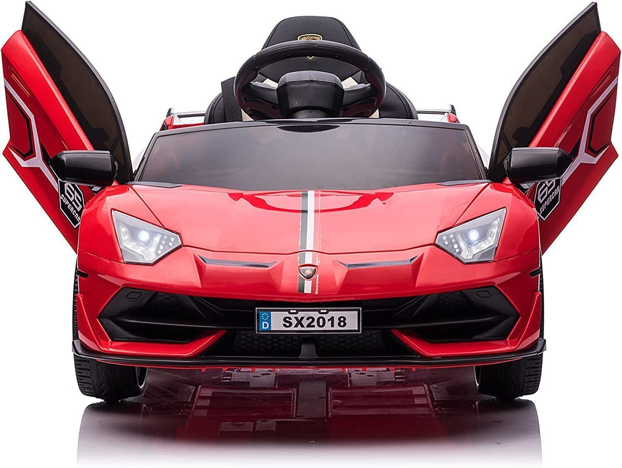 12V Licensed Lamborghini Kids Car Toy with Hydraulic Doors