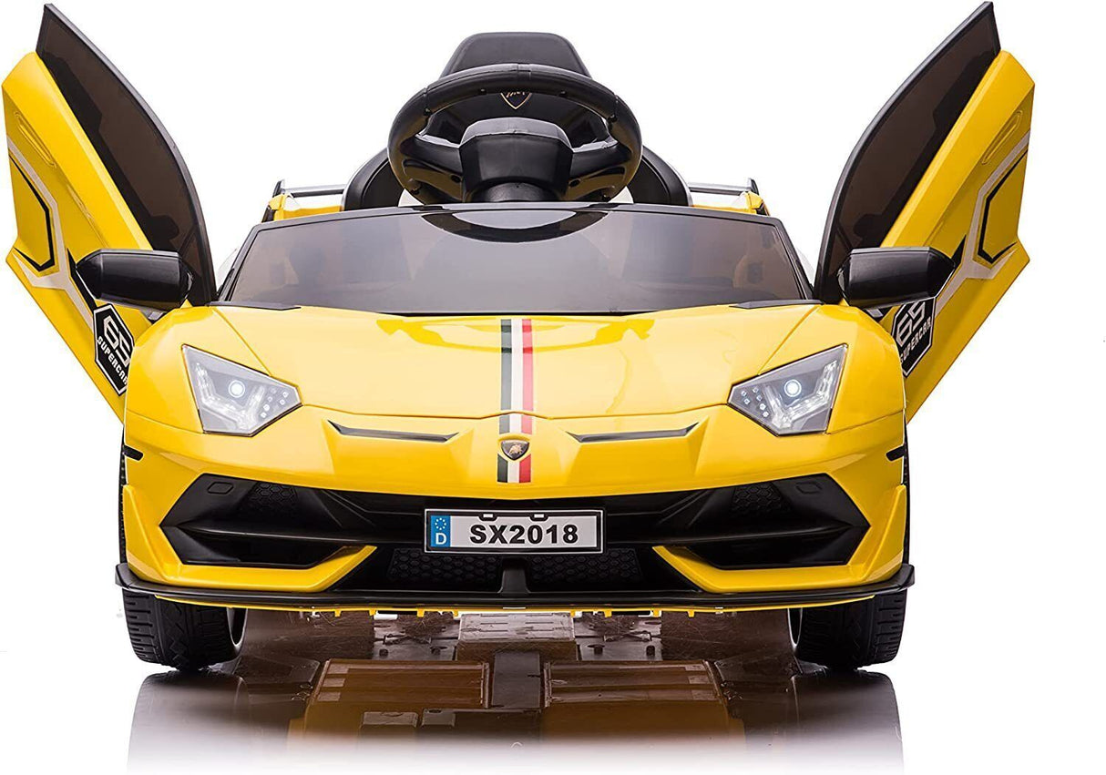 12V Licensed Lamborghini Kids Ride On Car with Remote Control and Music
