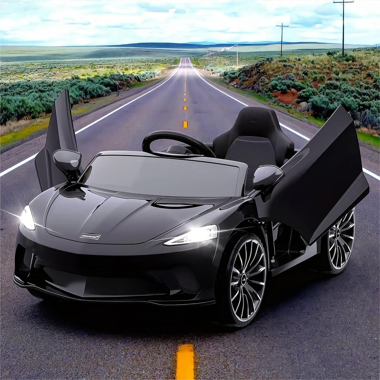 Licensed Lamborghini McLaren 12V Electric Ride-On Car for Kids with Remote Control
