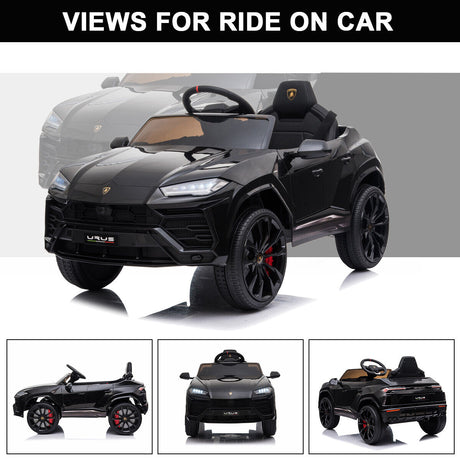 12V Licensed Lamborghini Ride On Car - Battery Powered Sports Car Toy for Kids
