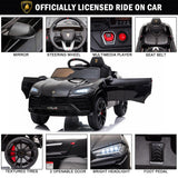 12V Licensed Lamborghini Ride On Car - Battery Powered Sports Car Toy for Kids