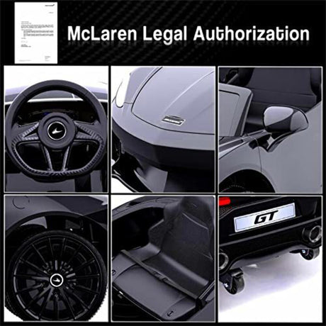 12V Licensed McLaren Battery Powered Sports Car for Kids with 2 Speeds