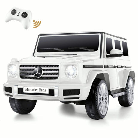 Licensed Mercedes Benz G500 Electric Ride-On Car for Kids with Remote Control - 12V