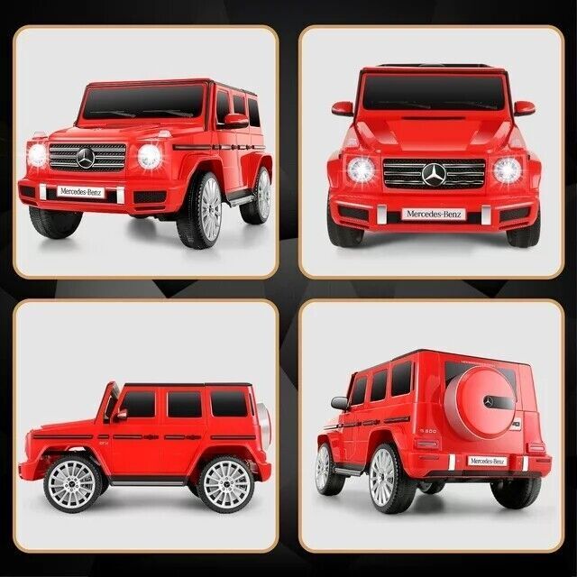 Licensed Mercedes Benz G500 Electric Ride-On Car for Kids with Remote Control - 12V