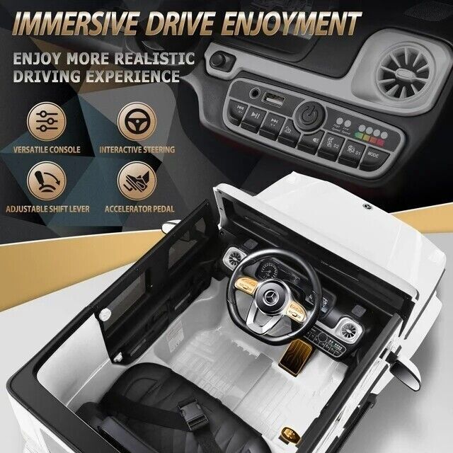 Licensed Mercedes-Benz G500 12V Electric Ride-On Car for Kids with Remote Control