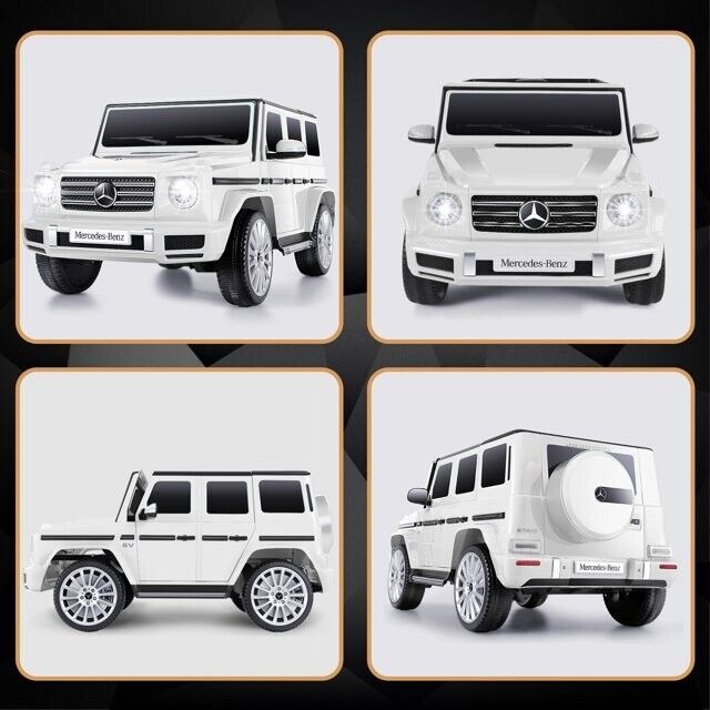 12V Licensed Mercedes-Benz G500 Electric Ride-On Car with Remote Control for Kids