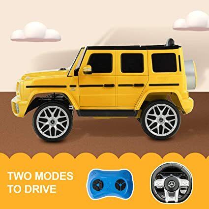 12V Licensed Mercedes Benz G63 Kids Ride On Car with Remote Control and Openable Doors