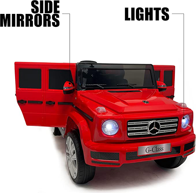 12V Licensed Mercedes Benz G63 Kids Ride On Car with Remote Control and Openable Doors