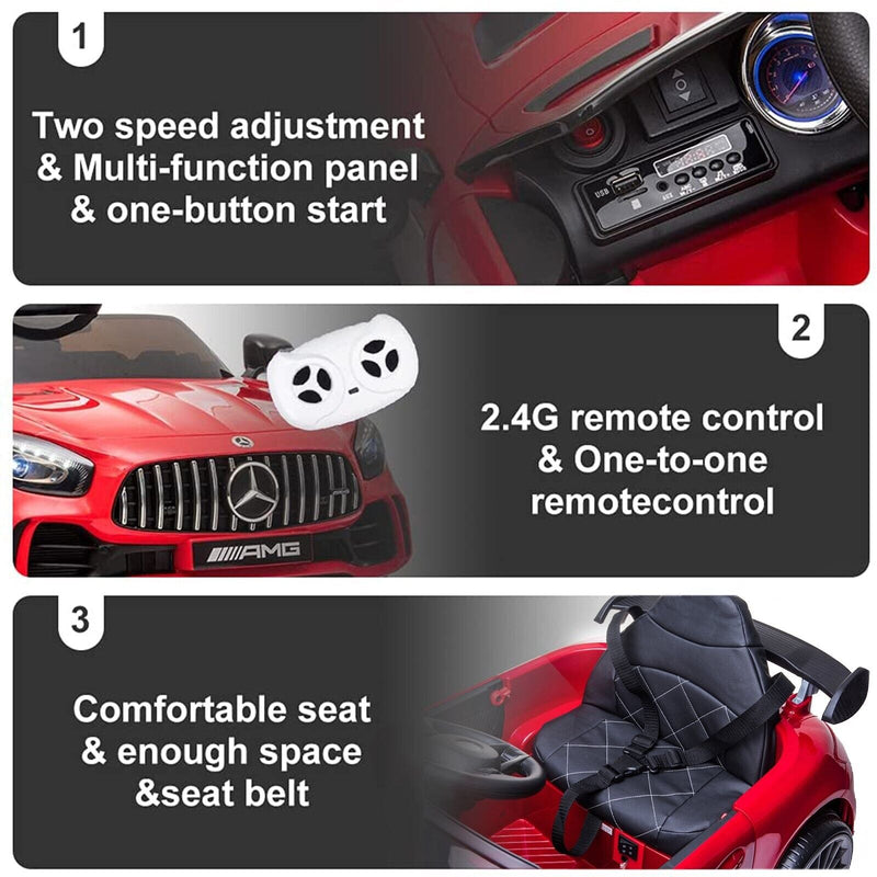 12V Mercedes Benz Electric Car for Kids with 2.4G Remote Control